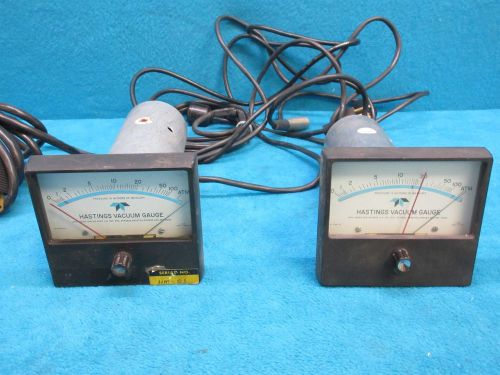 *Lot of 2*Hastings Vacuum Gauge VT Series Gauge Controller CVT-15A Tube For DV-6