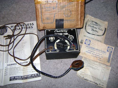 Tube Tester Vintage Vacume TV Radio with BOX Instruction Manual LOOK