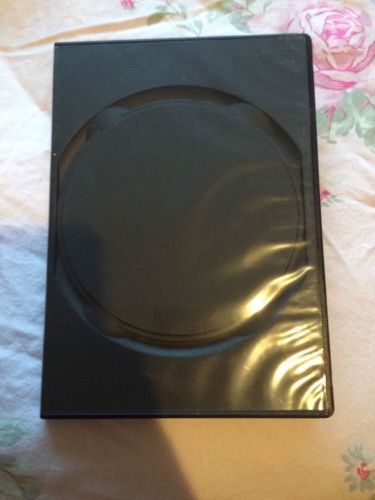 5 Standard 14mm Black Box DVD Case CD Holder - SHIPS FREE