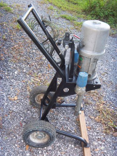 Graco Cart-Mounted Airless Pump w/Motor 223586 /J99B series-support 2 Spray Guns
