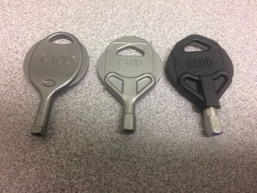 CADD Pump Key Lot Of 3 for all pumps, Smiths Medical For CADD Pumps