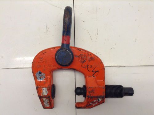 Terrier 3t screw clamp - 0.98&#034; - 2.95&#034; jaw - 6600 lbs wll for sale