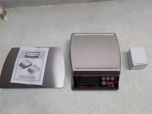 Rubbermaid dish wash safe digital portion scale, 12lb. capacity for sale