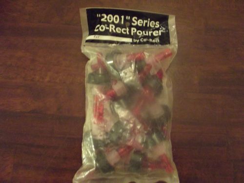 &#034;2001&#034; 1 oz. Measured Liquor Pourers, pack of 12