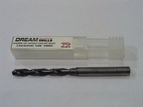 NEW YG DREAM 5mm (.197&#034;) TiAlN Carbide Drill