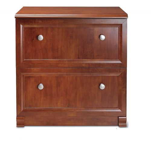Realspace Broadstreet Lateral File Cabinet, Maple