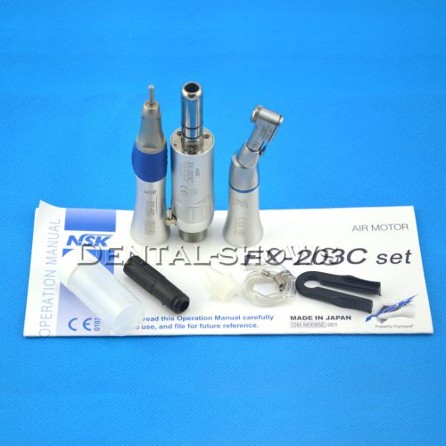 Nsk dental low speed handpiece kit ex-203c set midwest 2 holes class b d-ss for sale