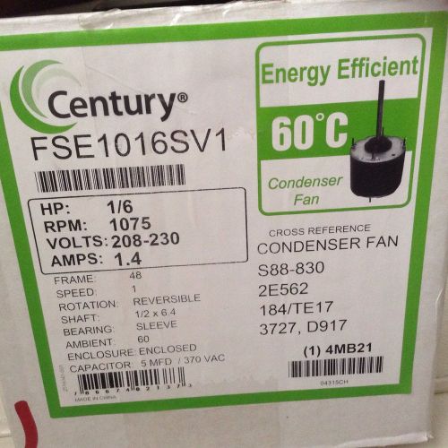 Century Condenser Fan.  FSE1016SV1