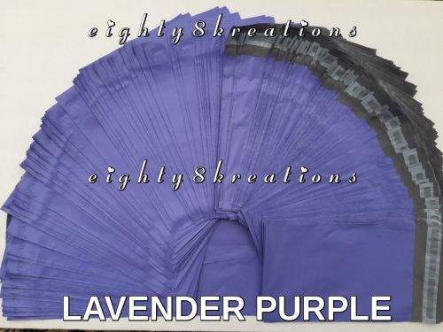 5 LAVENDER PURPLE Color 6x9 Flat Poly Mailers Shipping Postal Envelopes Bags