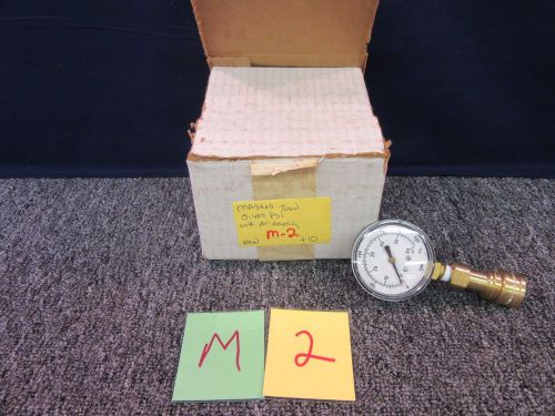 Marshall town gauge hansen air coupling 0-60 psi military surplus diving navy for sale