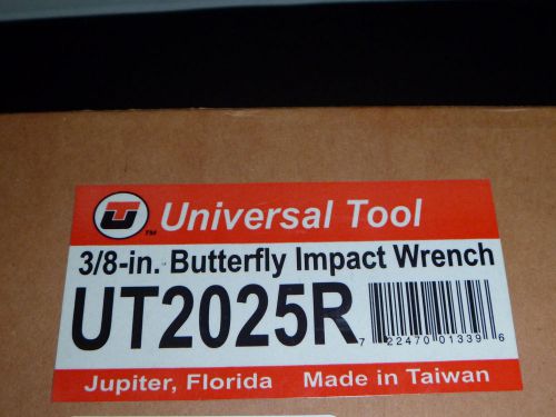 SEALED NEW IN BOX UNIVERSAL TOOL 3/8&#034; BUTTERFLY IMPACT WRENCH