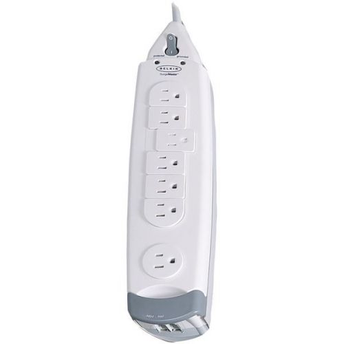 Belkin F9H710-12 SurgeMaster Home Series Surge Protector w/7 Outlets 12&#039; Cord