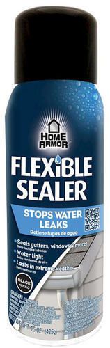 New - (2) cans home armor flexible spray sealer 15 oz each - black stops leaks for sale