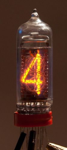 Great! Set of 6 pcs IN-14 Large Nixie Tubes for Clock! Used, Tested
