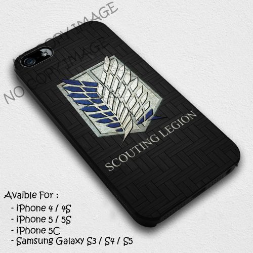 379 Attack On Titan Scout Design Case Iphone 4/4S, 5/5S, 6/6 plus, 6/6S plus, S4