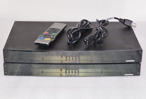 Lot of 2x tandberg ttc6-08 codec 6000 mxp video conference receiver for sale
