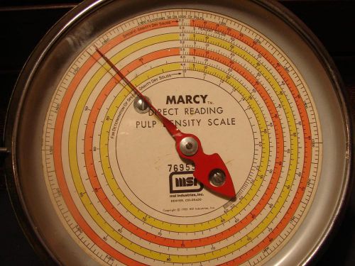 Marcy pulp density reading scale~analytical mining~concentrator~gold~minerals for sale