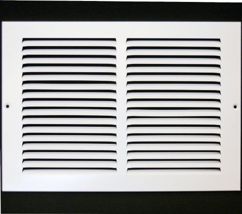 12&#034; x 8&#034; RETURN GRILLE - Easy Air FLow - Flat Stamped Face