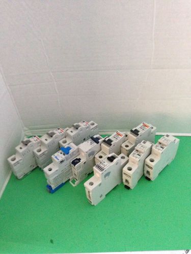Lot of (10) Assorted Circuit Breakers/Controllers - Free Domestic Shipping!!!