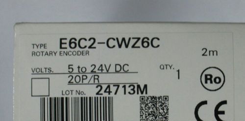 1PC OMRON  rotary encoder E6C2-CWZ6C 20P/R 5-24V DC 2m  NEW In Box