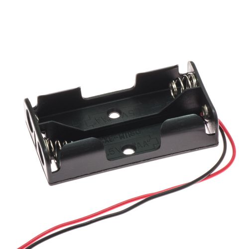 AA Double Battery Holder with Wires 1.5v - Lot of 5