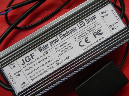 110v-264v 30v-36V  Dimmable IP67 Waterproof 100W Power LED Driver Input New