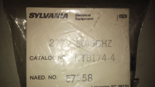 JOSLYN CLARK KTB174-4 NEW IN PACK 277V COIL SEE PICS SYLVANIA #A76