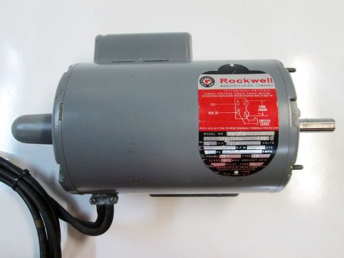 Vintage rockwell/delta, 1 hp, 3450 rpm, dual shaft  electric motor, 62-273 for sale