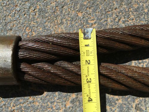 Wire rope sling 36 ton caldwell for sale