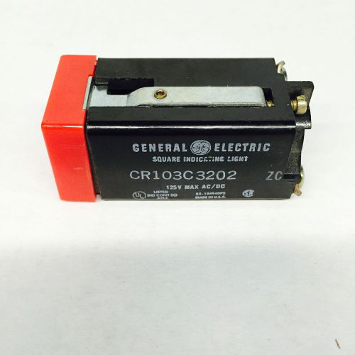 GE General-Electric CR103C3202 SQUARE INDCATING LIGHT FULL VOLT 120 (New)