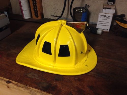Caurns Leather Fire Helmet N5A New Yorker