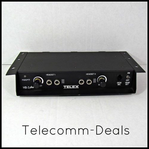 Telex HB-3 Plus Adapter Box Legacy Headset Adapter Panel (803720) Used Box Only