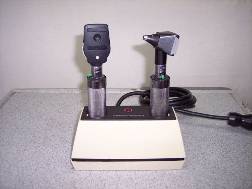 Welch allyn charger 71110 with 11610 opthalmascope &amp; 25000 otoscope for sale