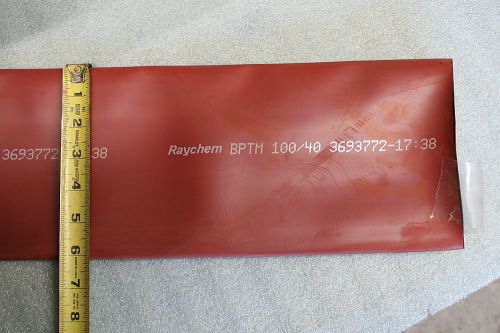 Raychem bptm 100/40-a/u busbarr protective insulation 4&#034; heat shrink tubing four for sale