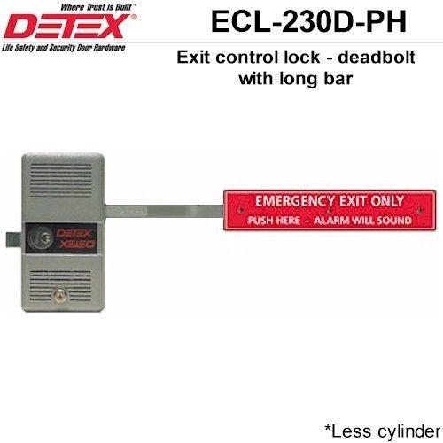 Ecl-230d-ph detex exit control lock - deadbolt w/ long bar for sale
