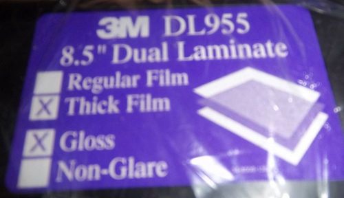 3M 8.5 DUAL LAMINATE REFILL ROLLS - THICK GLOSS- FREE SHIPPING!
