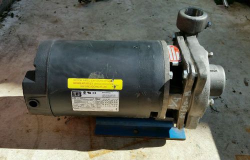 Crane Burks Pump 315G5-1-1/4-SS Stainless Steel Fluid 1.5 HP, 3 Phase