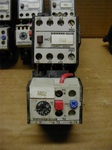Siemens C210C*3, C21OC*3  Contactor w/ OLR0160CC0 Overload Relay 1 - 1.6 Amps