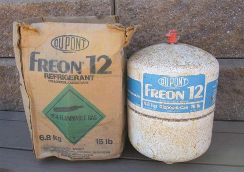 DuPont R-12 Freon Refrigerant Automotive Air Conditioning &amp; Refrigeration SWEET!
