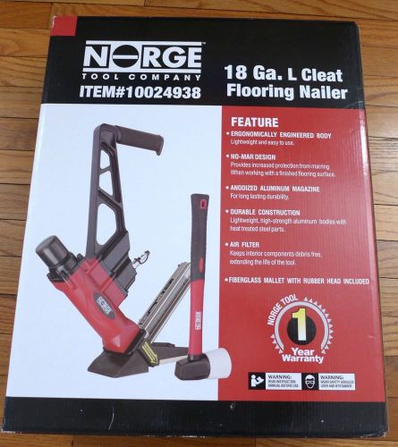 New Norge 18 ga L Cleat Flooring Nailer
