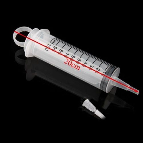100ML Large Plastic Hydroponics Nutrient Sterile Disposable Measuring Syring UF