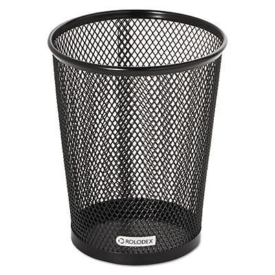 Nestable Jumbo Wire Mesh Pencil Cup, 4 3/8 dia. x 5 2/5, Black, Sold as 1 Each