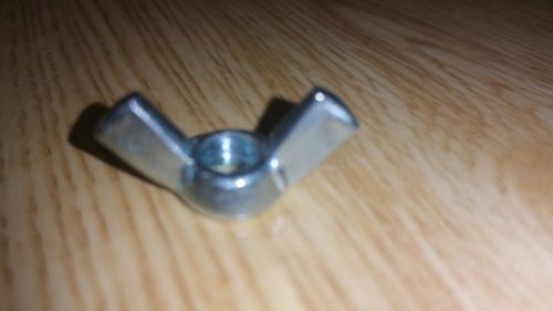 Wing Nut Zinc Plated Steel Nuts - 1/4&#034;-20 UNC Coarse Thread - Qty-25