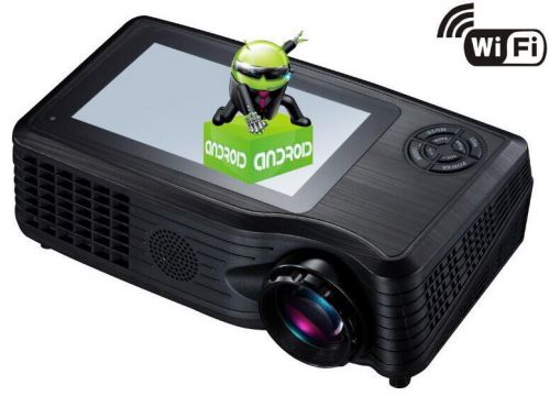 Android projector 1080p with wifi(android 4.0) ,hdmi,rmvb(mp5),usb,tf card for sale