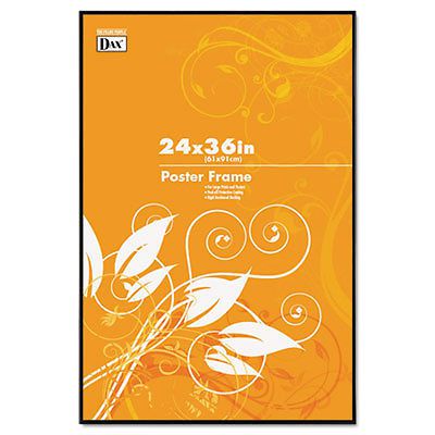 Coloredge poster frame, clear plastic window, 24 x 36, black, sold as 1 each for sale