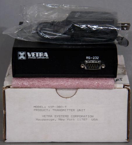 NEW ASM PN: 45-121690A12 Expander, Vetra Systems VIP-380-T Transmitter Unit