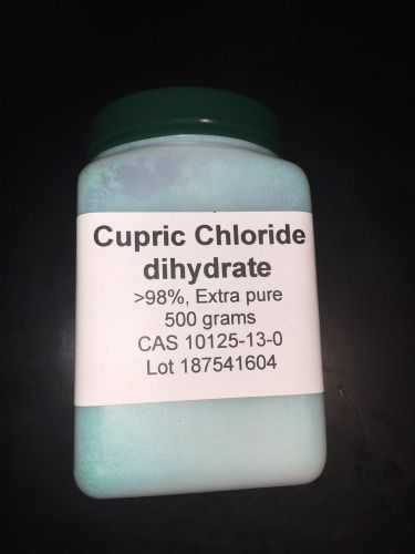 Cupric Chloride Dihydrate, &gt;98%, Extra pure, 500 gm
