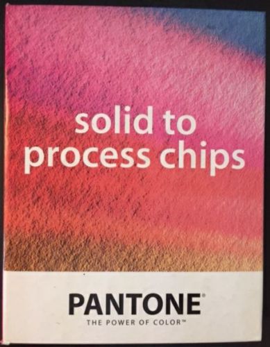 Pantone solids to process coated Chip binder