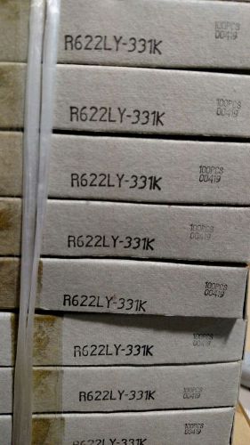 R622LY-331K QTY 8000 TOKO FIXED FIXED IND 330UH 330MA 900 MOHM RL622331KRC