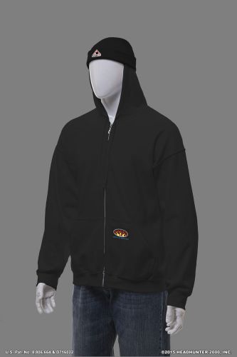 Hedjak flame resistant (fr) hrc 2 - nfpa 70e compliant full zip sweatshirt s-5xl for sale